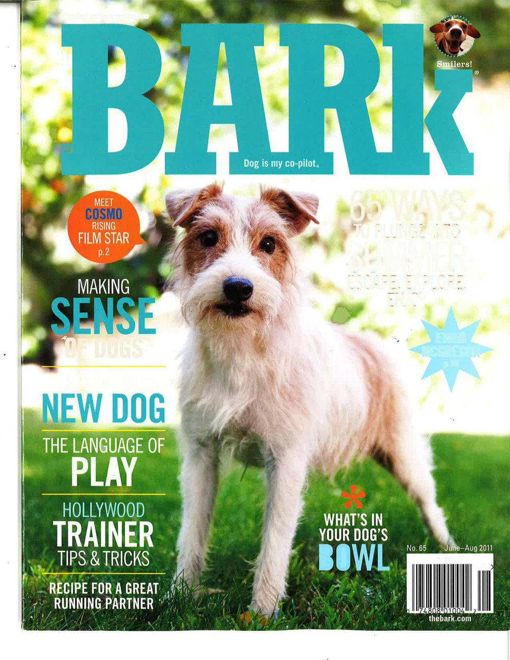 Bark magazine cover starring Cosmo