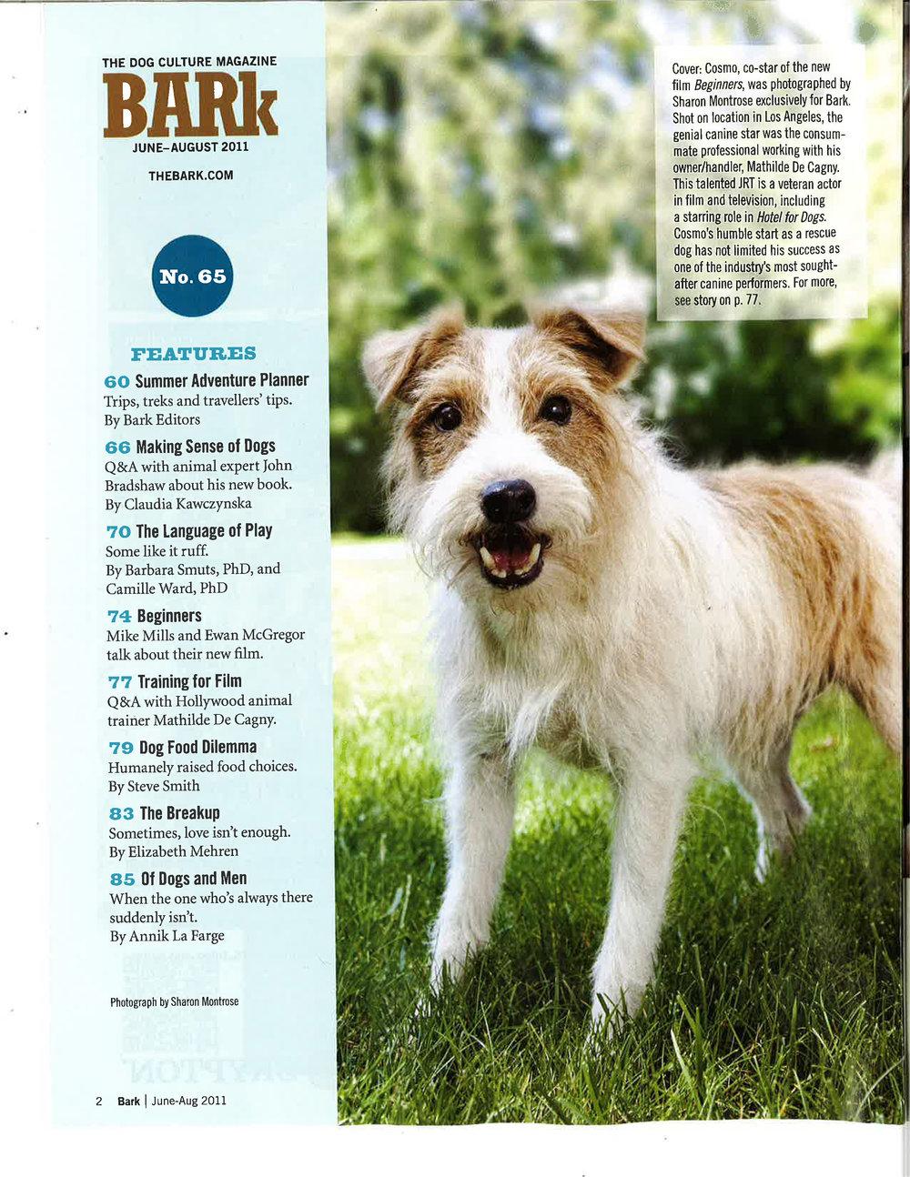 Bark magazine second page