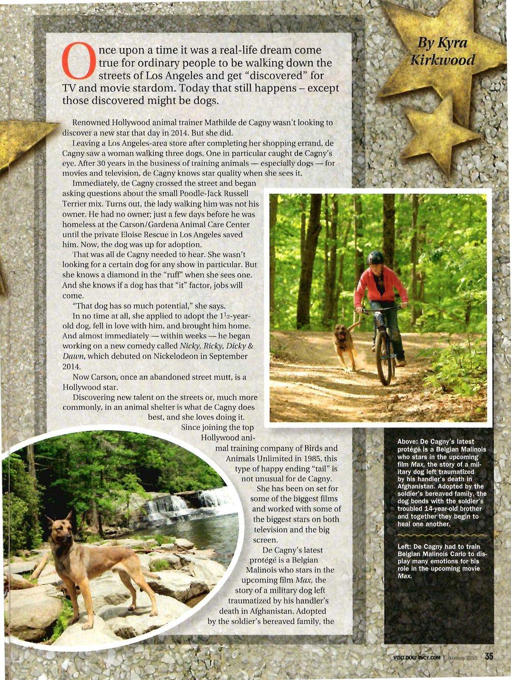 Dog Fancy magazine second page