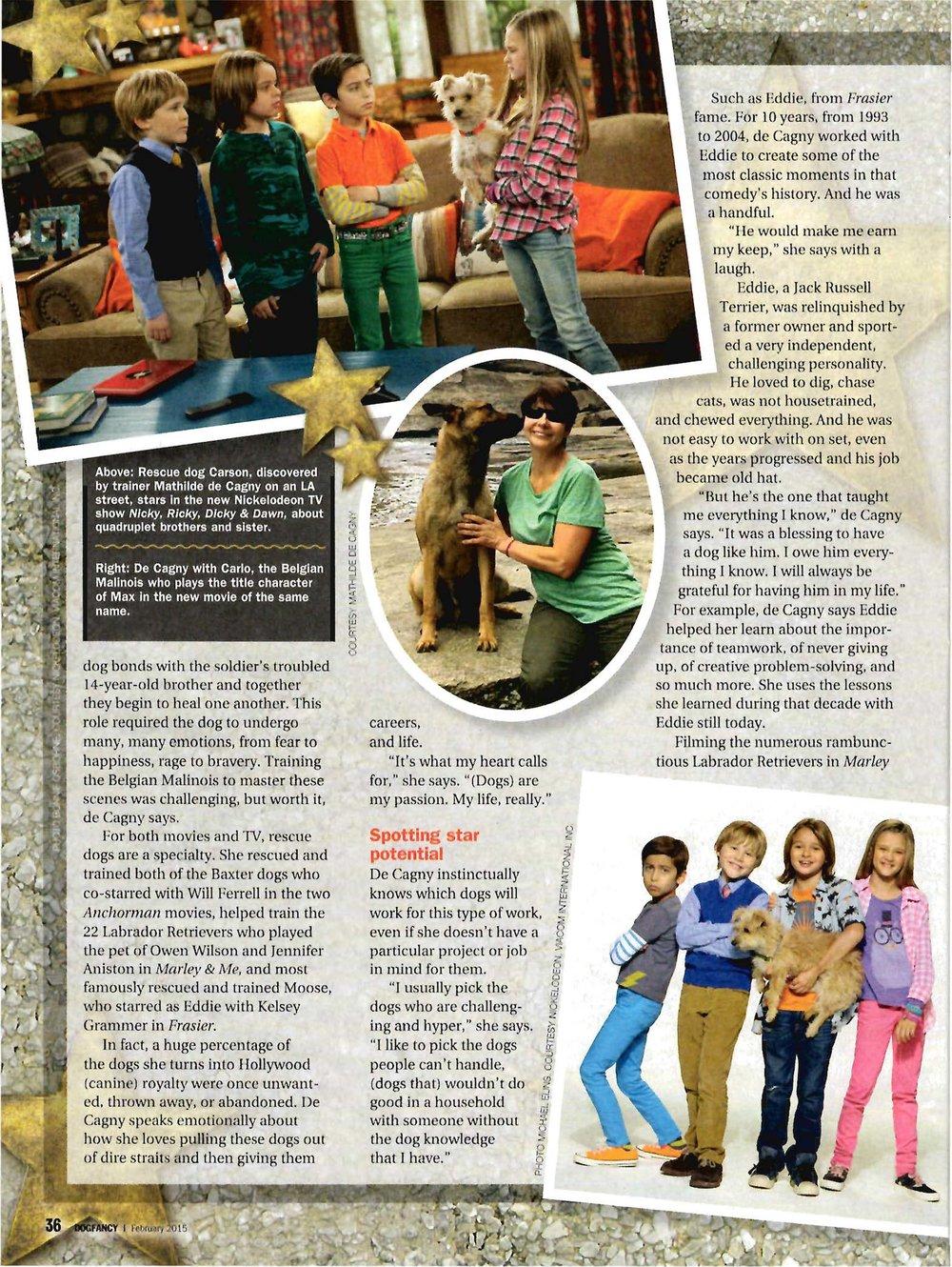 Dog Fancy magazine third page