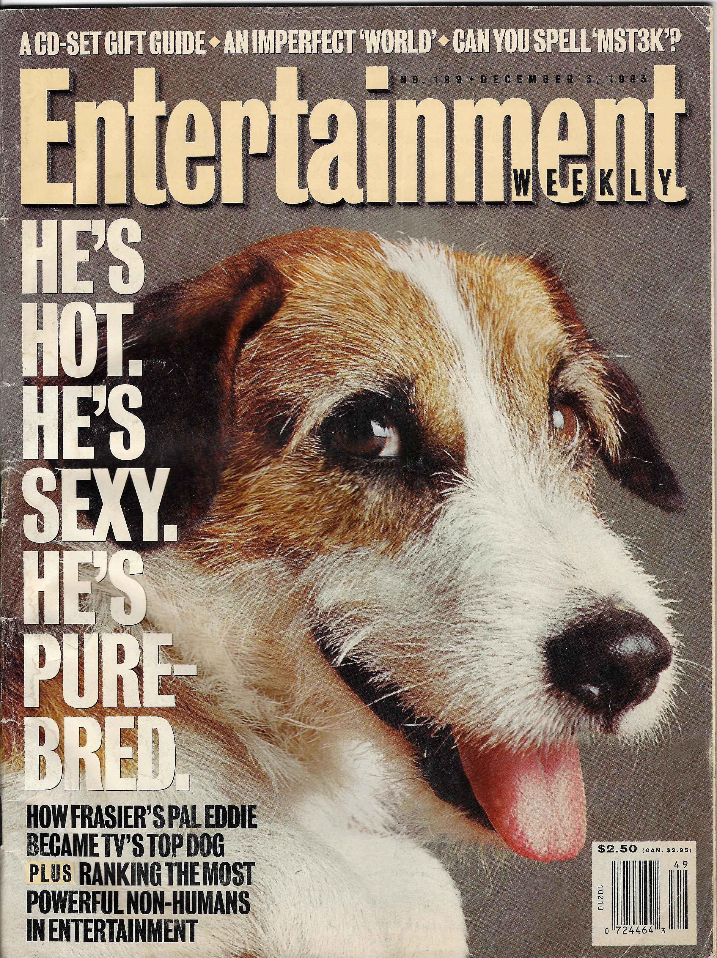 Entertainment Weekly cover, starring Moose